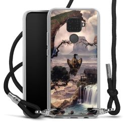 Carry Case Transparent Fabric black/silver