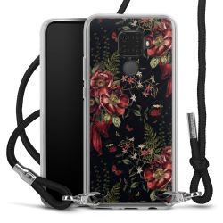 Carry Case Transparent Fabric black/silver