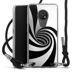 Carry Case Transparent Fabric black/silver