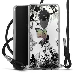 Carry Case Transparent Fabric black/silver