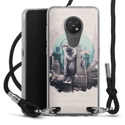 Carry Case Transparent Fabric black/silver