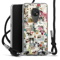 Carry Case Transparent Fabric black/silver