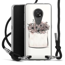 Carry Case Transparent Fabric black/silver