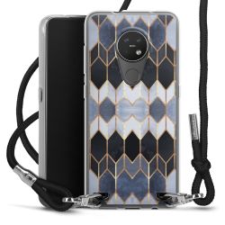 Carry Case Transparent Fabric black/silver