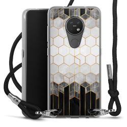 Carry Case Transparent Fabric black/silver