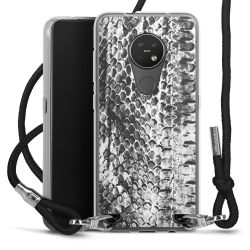 Carry Case Transparent Fabric black/silver