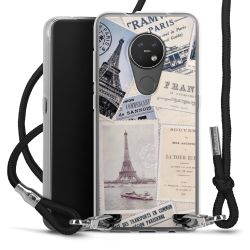 Carry Case Transparent Fabric black/silver