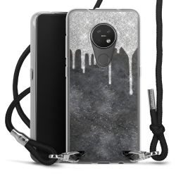 Carry Case Transparent Fabric black/silver