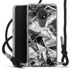 Carry Case Transparent Fabric black/silver