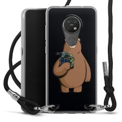 Carry Case Stoff schwarz/silber