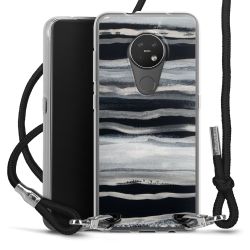 Carry Case Transparent Fabric black/silver