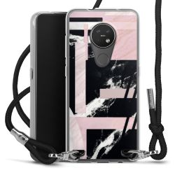 Carry Case Transparent Fabric black/silver