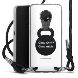 New Carry Case Transparent Stoff schwarz/silber