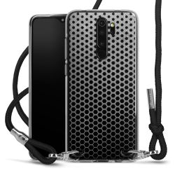 Carry Case Transparent Fabric black/silver