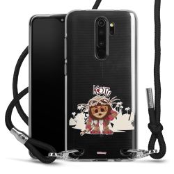 New Carry Case Transparent Stoff schwarz/silber