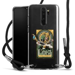 New Carry Case Transparent Stoff schwarz/silber