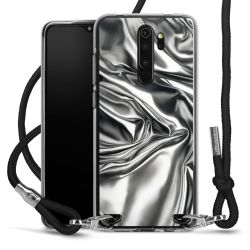 New Carry Case Transparent Stoff schwarz/silber