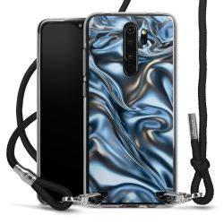 New Carry Case Transparent Stoff schwarz/silber