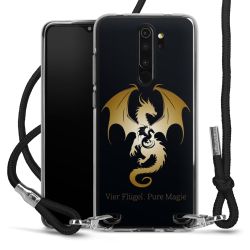 New Carry Case Transparent Stoff schwarz/silber