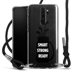 New Carry Case Transparent Stoff schwarz/silber