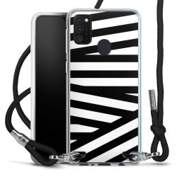 Carry Case Transparent Fabric black/silver