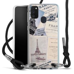 Carry Case Transparent Fabric black/silver