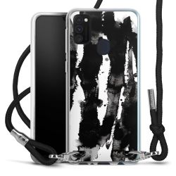 Carry Case Transparent Fabric black/silver