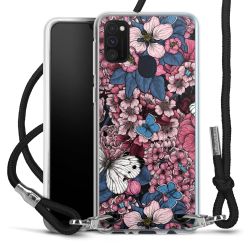 Carry Case Transparent Fabric black/silver