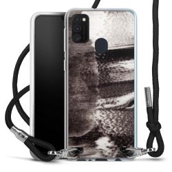 Carry Case Transparent Fabric black/silver