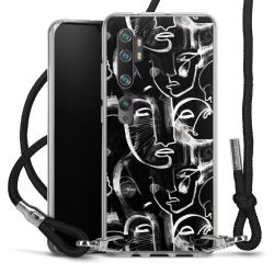 Carry Case Transparent Fabric black/silver