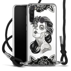 Carry Case Transparent Fabric black/silver