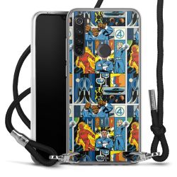 New Carry Case Transparent Stoff schwarz/silber