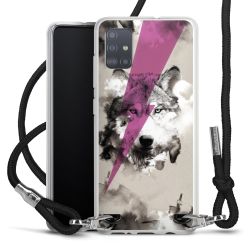 Carry Case Transparent Fabric black/silver