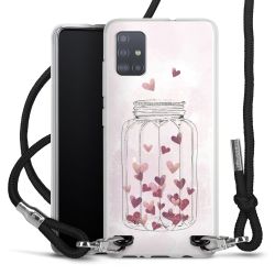 Carry Case Transparent Fabric black/silver