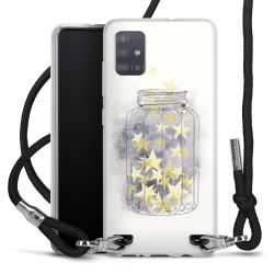 Carry Case Transparent Fabric black/silver