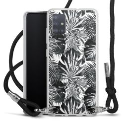 Carry Case Transparent Fabric black/silver