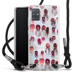 Carry Case Transparent Fabric black/silver