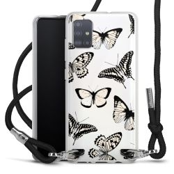 Carry Case Transparent Fabric black/silver