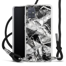 Carry Case Transparent Fabric black/silver