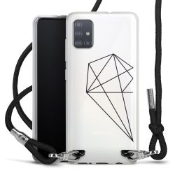 Carry Case Transparent Fabric black/silver