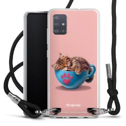 New Carry Case Transparent Stoff schwarz/silber