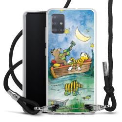 New Carry Case Transparent Stoff schwarz/silber