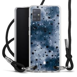 New Carry Case Transparent Stoff schwarz/silber