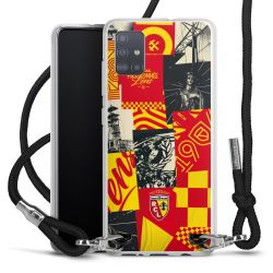 New Carry Case Transparent Stoff schwarz/silber