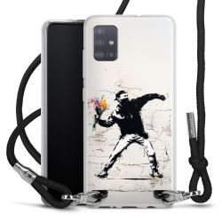 New Carry Case Transparent Stoff schwarz/silber