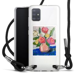 New Carry Case Transparent Stoff schwarz/silber