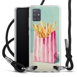 New Carry Case Transparent Stoff schwarz/silber