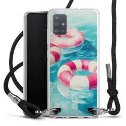 New Carry Case Transparent Stoff schwarz/silber