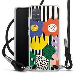 New Carry Case Transparent Stoff schwarz/silber