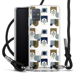 New Carry Case Transparent Stoff schwarz/silber